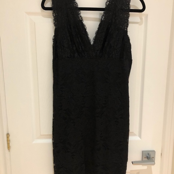 Guess Black Lace Cocktail Dress - Large - Picture 5 of 8